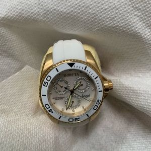 White Invicta Angel Watch